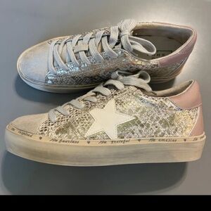 NEW Shu Shop Gold Snake REBA Star Sneaker